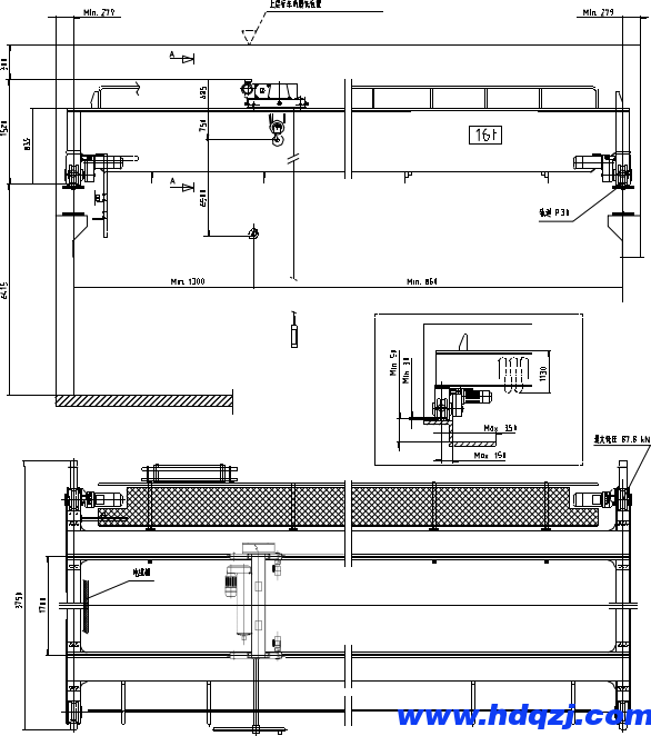 LH型歐式電動(dòng)葫蘆橋式起重機(jī) LH型歐式電動(dòng)葫蘆橋式起重機(jī)